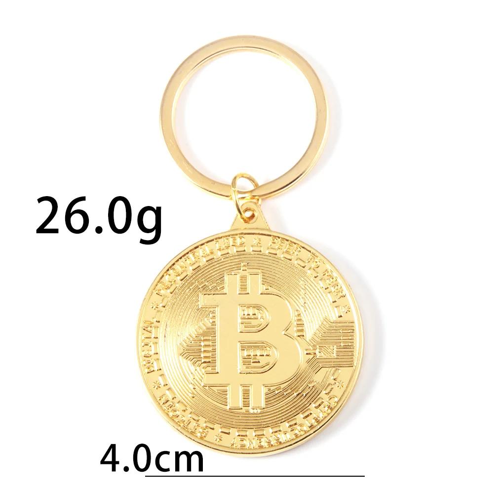 2025 Nowa Moda Unisex Brelok do Kluczy Bitcoin Brelok z Wisiorkiem Zespołu Muzycznego Kolekcja Biżuterii dla Kobiet i Mężczyzn Prezent