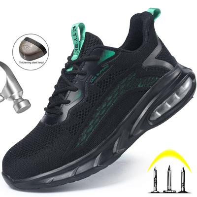 Scarpe da lavoro con cuscino d'aria, scarpe antinfortunistiche traspiranti, scarpe da lavoro da uomo e da donna, stivali da lavoro con punta in acciaio, stivali di sicurezza antiforatura unisex