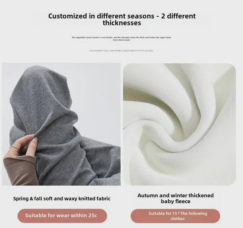 Nové volné těhotenské kalhoty do zvonu s přídavným sametem na podzim/zimu