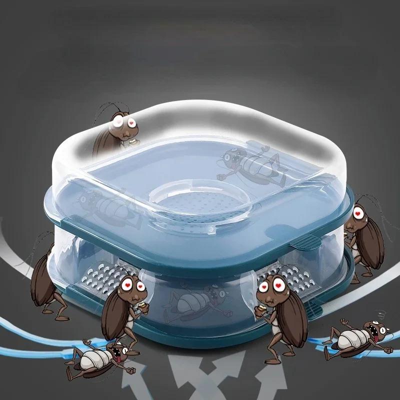 Convenience Household Cockroach Trap Box Reusable Cockroach Insect Catcher Cockroach Killer Traps Pesticides Accessories