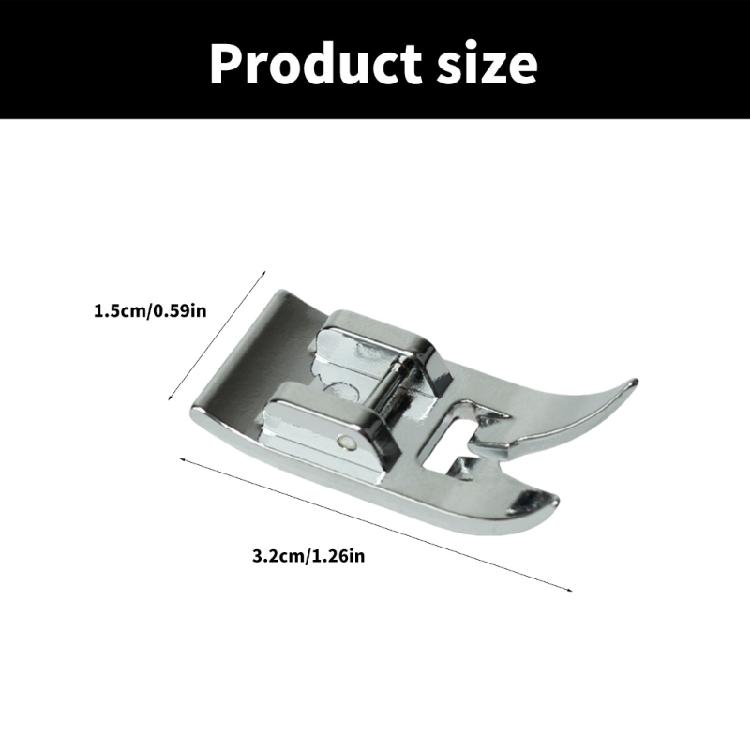 4Pcs Multifuncional Sewing Machine Feet for Domestic Low Shank Machinesfor Zigzag and Straight Stitching Applications