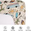 Vintage Surf Fitted Baby Crib Sheets Boy Girl 52"x28" Retro Surfboard Sun Palm Trees Bus Soft Crib Mattress Covers Hawaiian Tropical Beach Surfing