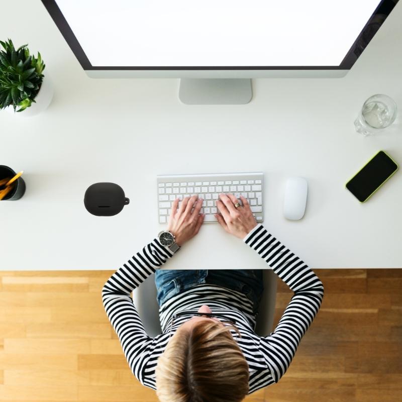 Earphone Shockproof Housing Skin-friendly Guarding Washable Shell Nonslip for MeloBuds N20 Keep Safe From Accidental Dro