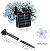 Solar LED String Garden 50 7M Solar Outdoor Garden Cherry Blossom IP65 8 Camping Automatic At Suitable for New School Solar Decorative Solar Charging