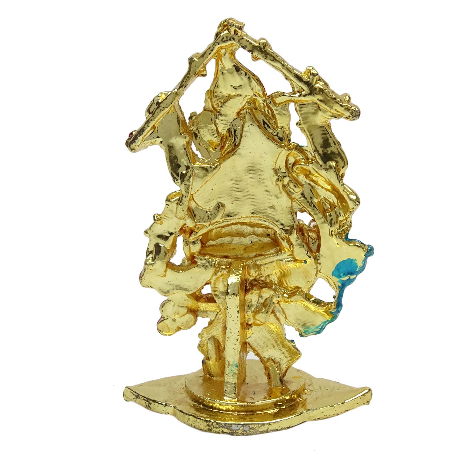 

Офісний стіл Металевий декор Господь Ганеша Декоративна панель приладів автомобіля Подарункова статуя 2 X 1.3 X 0.7 Inches