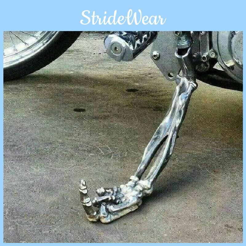 Premium Kwaliteit Zilver Metaal Motorfiets Kickstands Bijzonder Decoratief Standaard Hoogte 15cm
