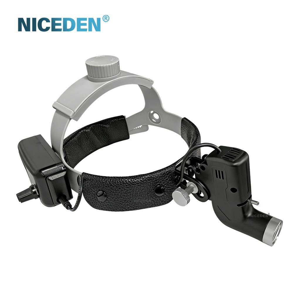 Dental LED Head Light Lamp for Binocular Loupes Brightness Spot Adjustable Dental Lab Headlamp Surgical Headlight