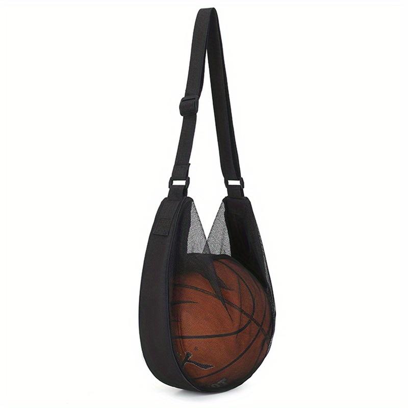 Bolsa de hombro de malla ajustable, mochila portátil para guardar balones de fútbol, baloncesto, voleibol, al aire libre, bolsas multifuncionales para guardar balones.