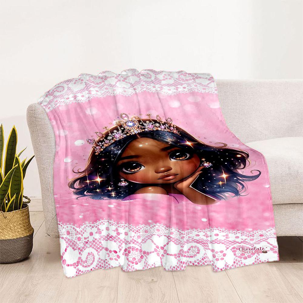Golden Princess Shine Blankets are suitable for living rooms,making them an ideal choice for outdoor travel and gifts.