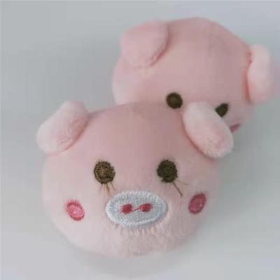 Mini Holiday Gift Cute Plush Pig Head Doll Plush Animal Decoration Toy Christmas Gift for Girls&Boys&Child