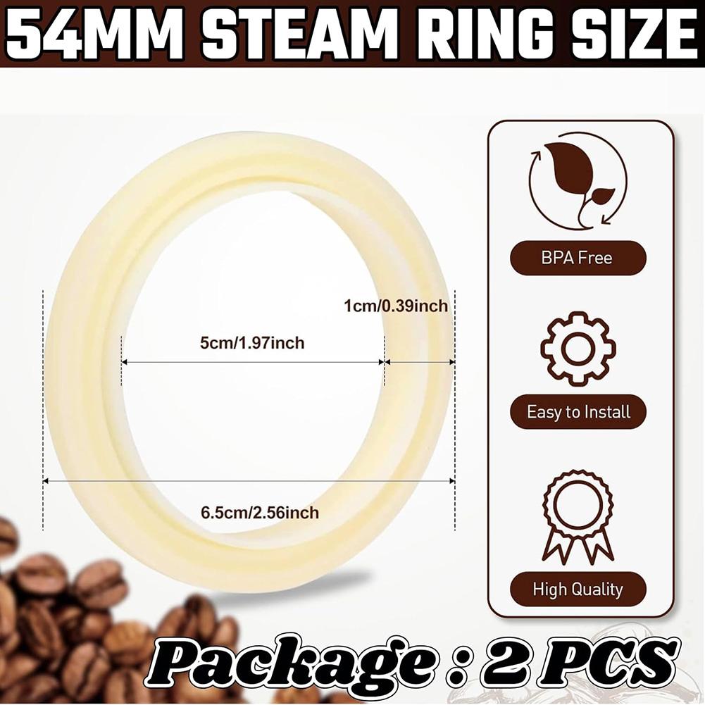 54mm Kaffeemaschine Silikon Brühkopf Dichtung O-Ring Dichtringe Kompatibles Kaffeemaschinen Dichtungsset Espressomaschinen