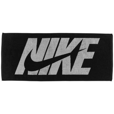Jacquard Towel, Medium, Black/White, TW2000-010