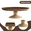 Cake Stand Holder Showcasing Rustic Display Dessert Candy Dish Plate for Living