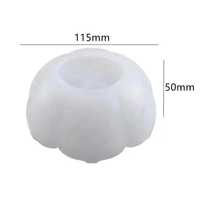 New Embossed Flower Bowl Silicone Mold DIY Crystal Drip Resin Gypsum Mold Patterned Bowl Rose Lotus Storage Bowl Silicone Mold