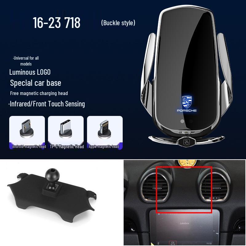 Magnetyczny Bezprzewodowy Szybki Uchwyt na Telefon do 718/Panamera/Cayenne/911