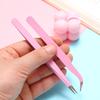 1Set Stainless Steel Straight Curved Tweezers For Nail Art Sticker  Picking Tool Makeup Eyelash Diy Tweezer Tool