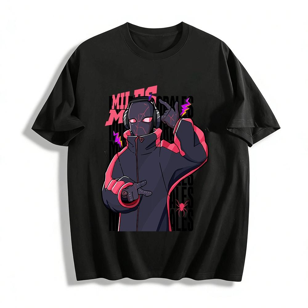 

Cool Miles Morales Spider-Man Graphic Oversized Sweatshirt Pure cotton T-shirt XXS