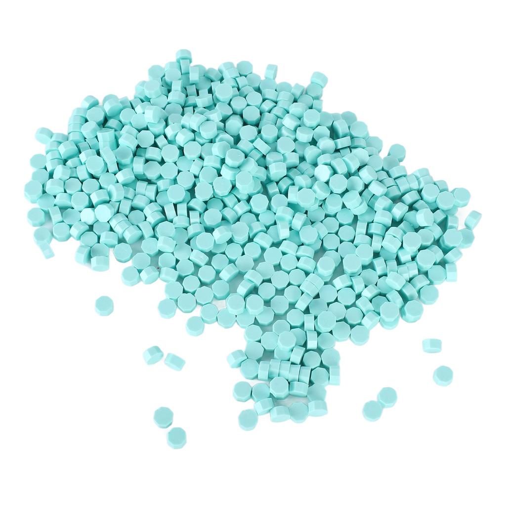 Sealing Wax Beads Pure Color Odourless Smokeless Portable Quick Dry Wax Stamp Beads for Envelope Cards Invitations