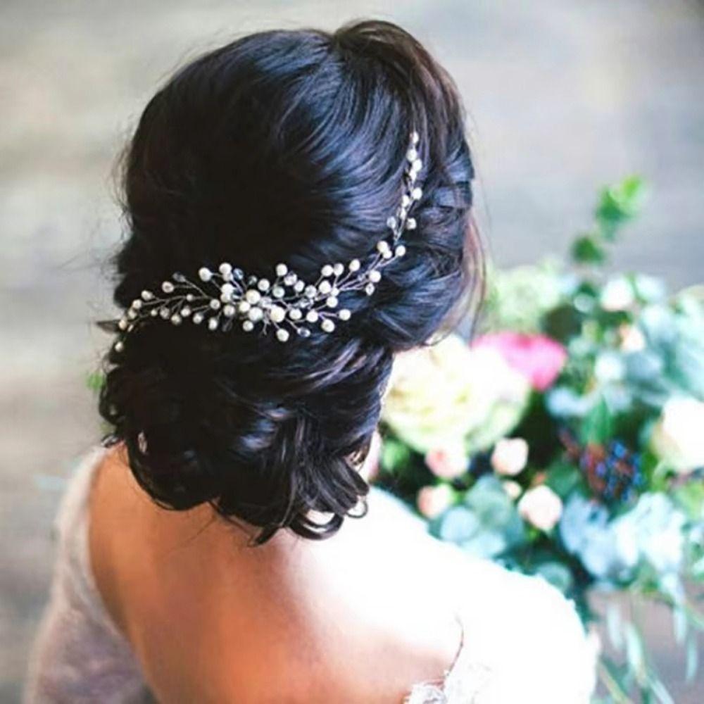 Fairy Wedding Headdress Elegant Flower BarrettesBridal Headwear Flower Barrettes Hair Accessories
