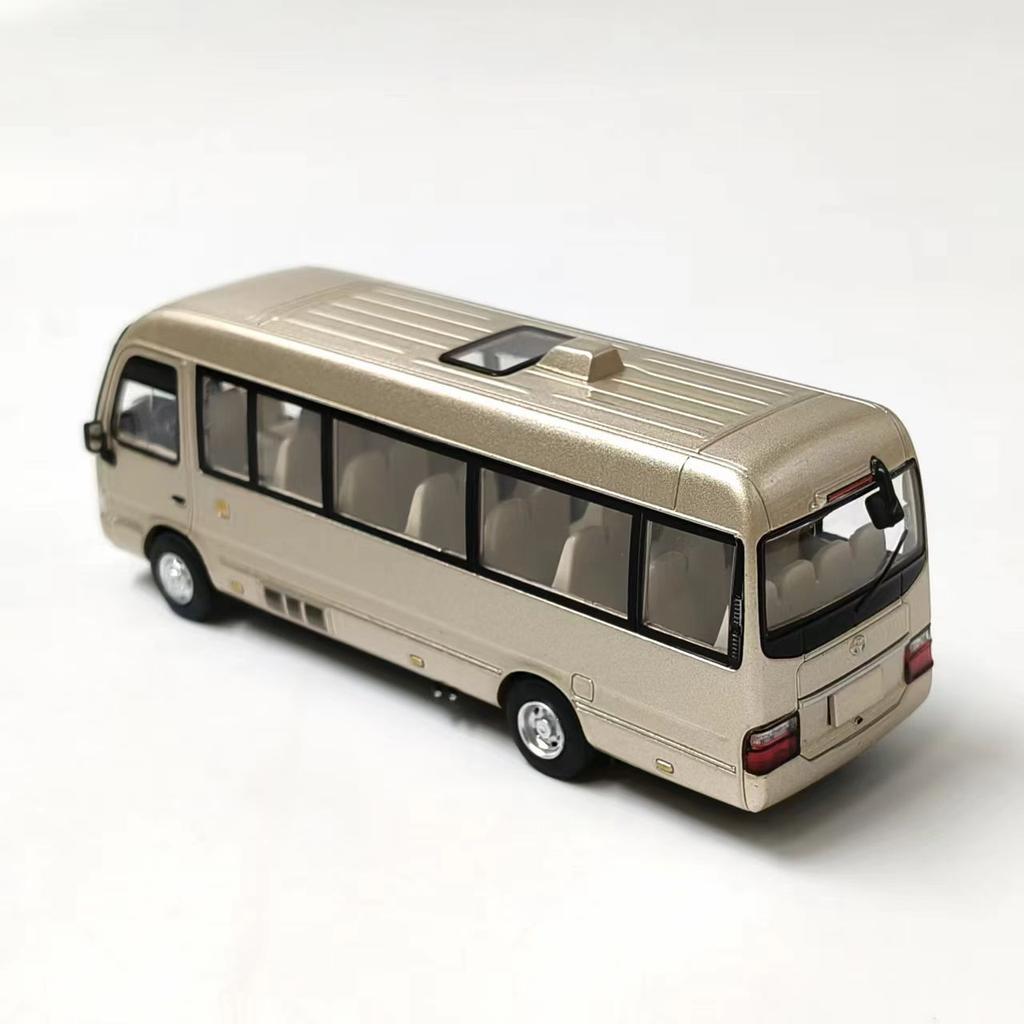 1/64 Toyota Coaster BUS Alloy Car Diecasts & Toy Vehicles Car Model Miniature Scale Model Car for Children