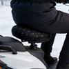 Motorcycle Seat Cover with Soft Fleece Pad Winter Electric Heating Cushion for Scooter Bike Snowmobile Delivery Riding Travel
