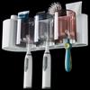 ShuangQing Adhesive Wall-Mounted Bathroom Toothbrush Holder Shelf