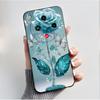 For Nubia Focus 2 5G Z2462N Case Luxury Fashion Butterfly Flowers Soft TPU Silicone Black Cover for ZTE Nubia Focus2 Phone Case