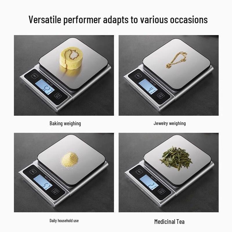 HKY Digital Kitchen Scale for Baking and Food, 10kg/1g