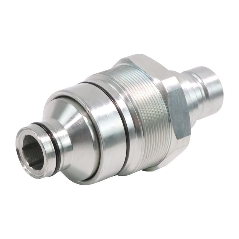 PANGOLIN 48mm Male Hydraulic Quick Connect Coupler 7246799 For Excavator Bobcat T180 T190 T200 T250 T300 T320 E32 E32i E34 E35
