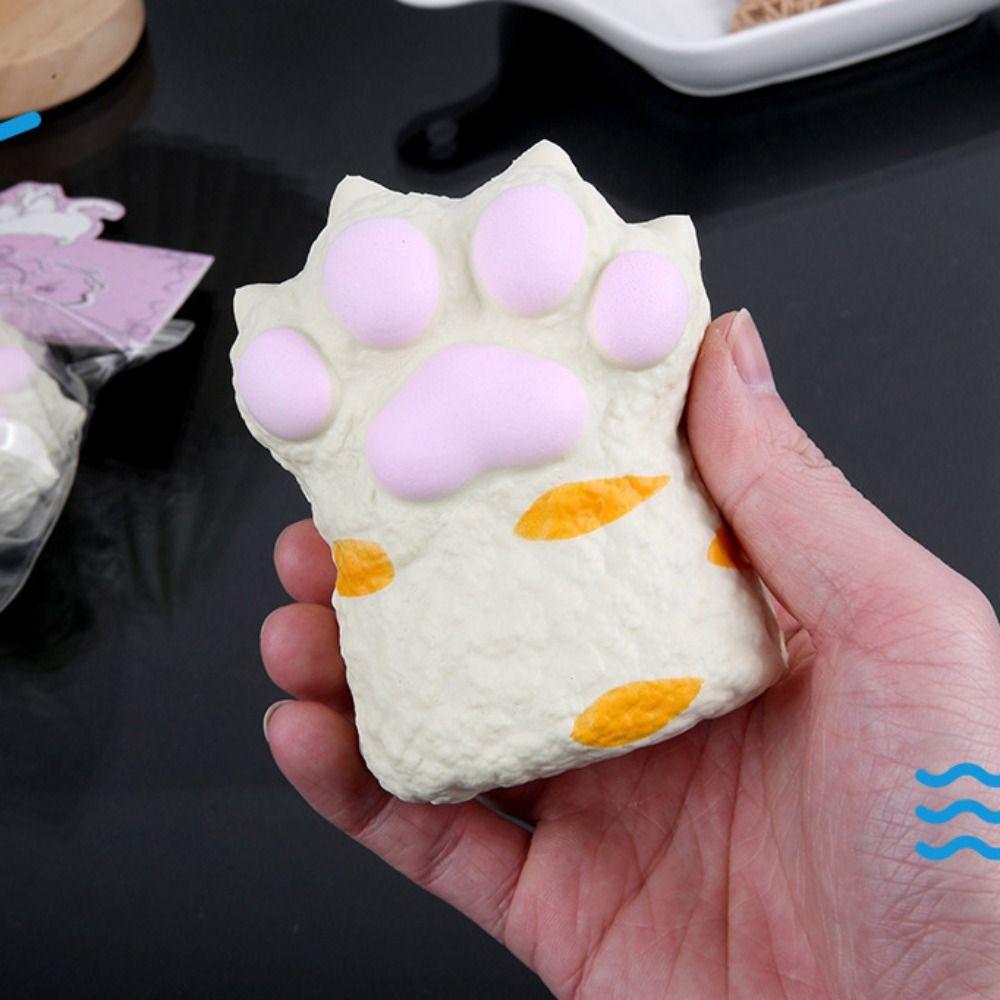 Silicone Cat Paw Fidget Toy Soft Cat Paw Pinch Toy Cute Cat Paw Squeeze Toy  Children