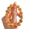 12Mm Vintage High Quality Natural Caramel Honey Milk Cover Huangta Crystal Citrine Bracelet Bracelet