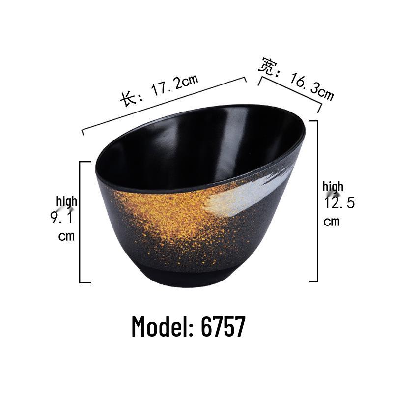 Japanese Melamine Rectangular Barbecue Side Dish Plate - Imitation Porcelain, Creative and Drop-Resistant for Hot Pot and Restaurants