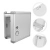 12 Position Wall Mounted Key Storage Box Aluminum Alloy for Car and Office Keys