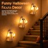 Unique Halloween Gift for Adults Ghost Middle Finger Glow Night Light, Funny LED Wall Light Lamp, Cute Spooky Tabletop Decoration Bedroom Hallway