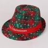 1Pcs Men'S Santa Hat For Christmas Costume Adjustable Fabric Party Headwear  Santa Claus Design Overhead Decoration