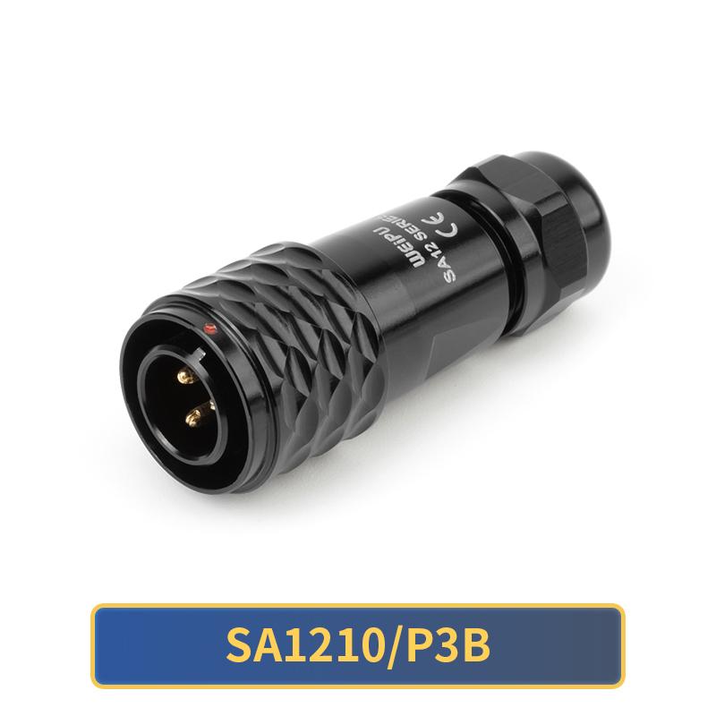 WEIPU SA12 Waterproof M12 Connector 2 3 4 5 6 7 9 Pin Industry Electric Male Plug Panel Mount Female Socket AC/DC Power Adapter