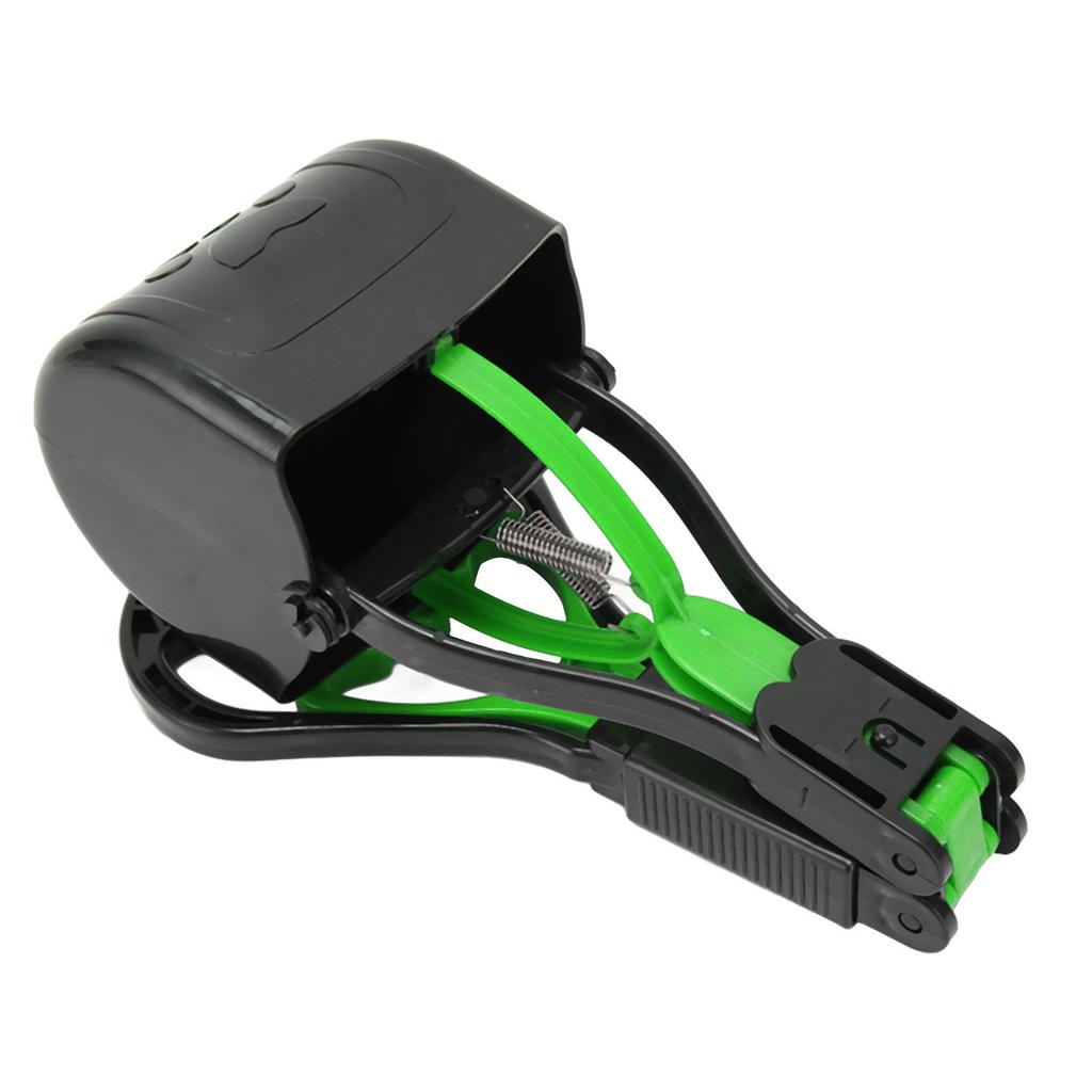 Pet Pooper Scooper Multipurpose Long Handle High Strength Durable Folding Portable Dog Poop Scooper for Outdoor Green