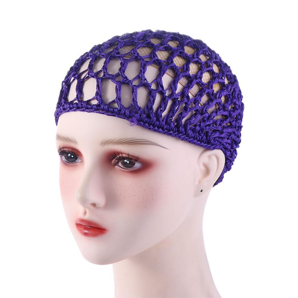 Women Fashion Cover Crochet Sleeping Handmade Mesh Cap Snood Net Hat Hair Net