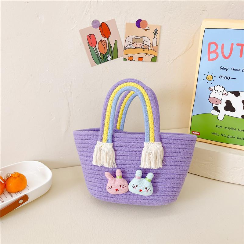 Delightful Spring Season Miniature Snack Bag For Kids With Cute Bunny Pattern StyleJ
