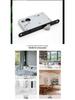 Stainless Steel 304 European Standard Sliding Door Mortise Lock for Balcony, Kitchen, and Hotel Bathrooms