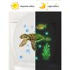Cartoon Leuchtender Fisch Blase Unterwasserwelt Kinder Toilettenaufkleber Badezimmer Heimdekoration Wandaufkleber Selbstklebend