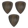 Uxcell Wooden Guitar Set of Extra Thick Grooved for and Bass Black Picks, 3, 3.0mm Gauge, Shape, Electric, Acoustic, Guitars,