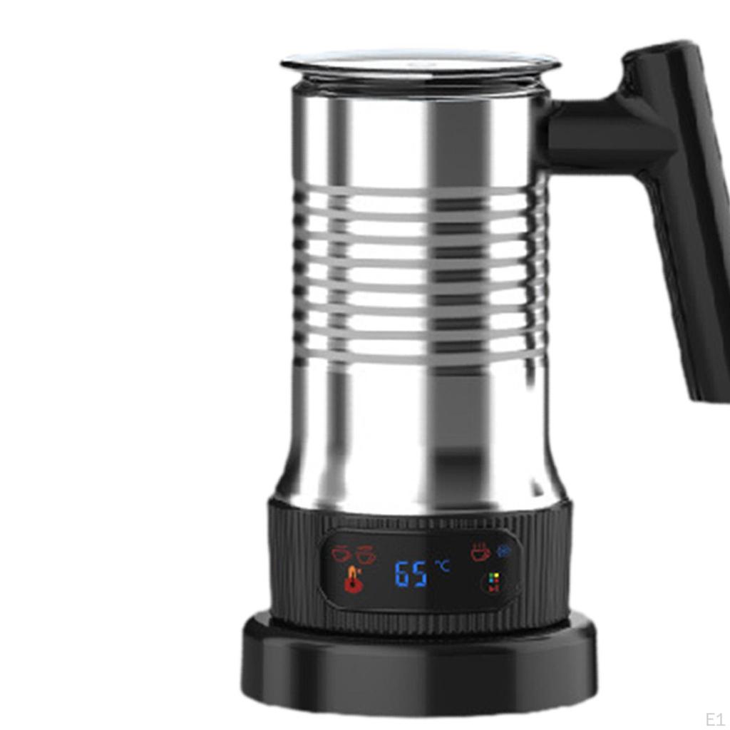 Electric Milk Steamer Automatic Cold and Stainless Steel Jug 475 ml Large Capacity for Matcha