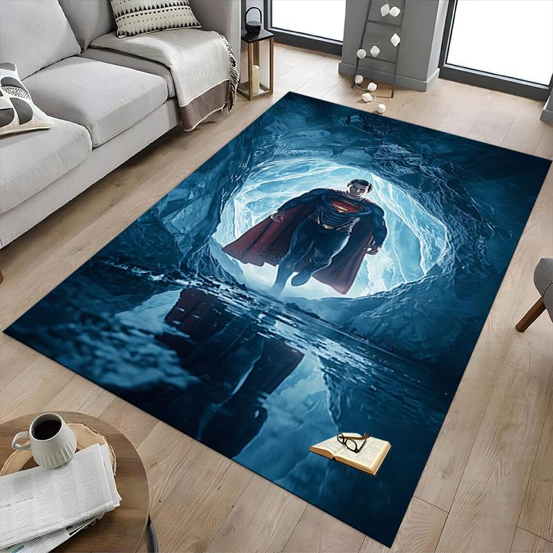 1pc Superman, Ice_Cave Carpet, for Home & Office Decor, Desk Chair Carpet, Festive Gift,Conference Room CarpetL1254