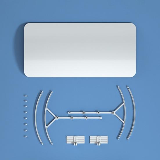 Air Conditioning Baffle Deflector Adjustable Simple Installation Universal Window Air Conditioners Windshield Anti-Wind Baffles Wind Guide