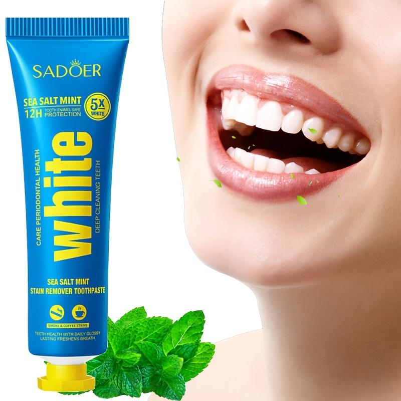 SADOER White Plant Extract Toothpaste Set - Deep Cleansing, Fresh Toothpaste, Travel Toothpaste, 5-piece Set of Sensitive Toothpaste