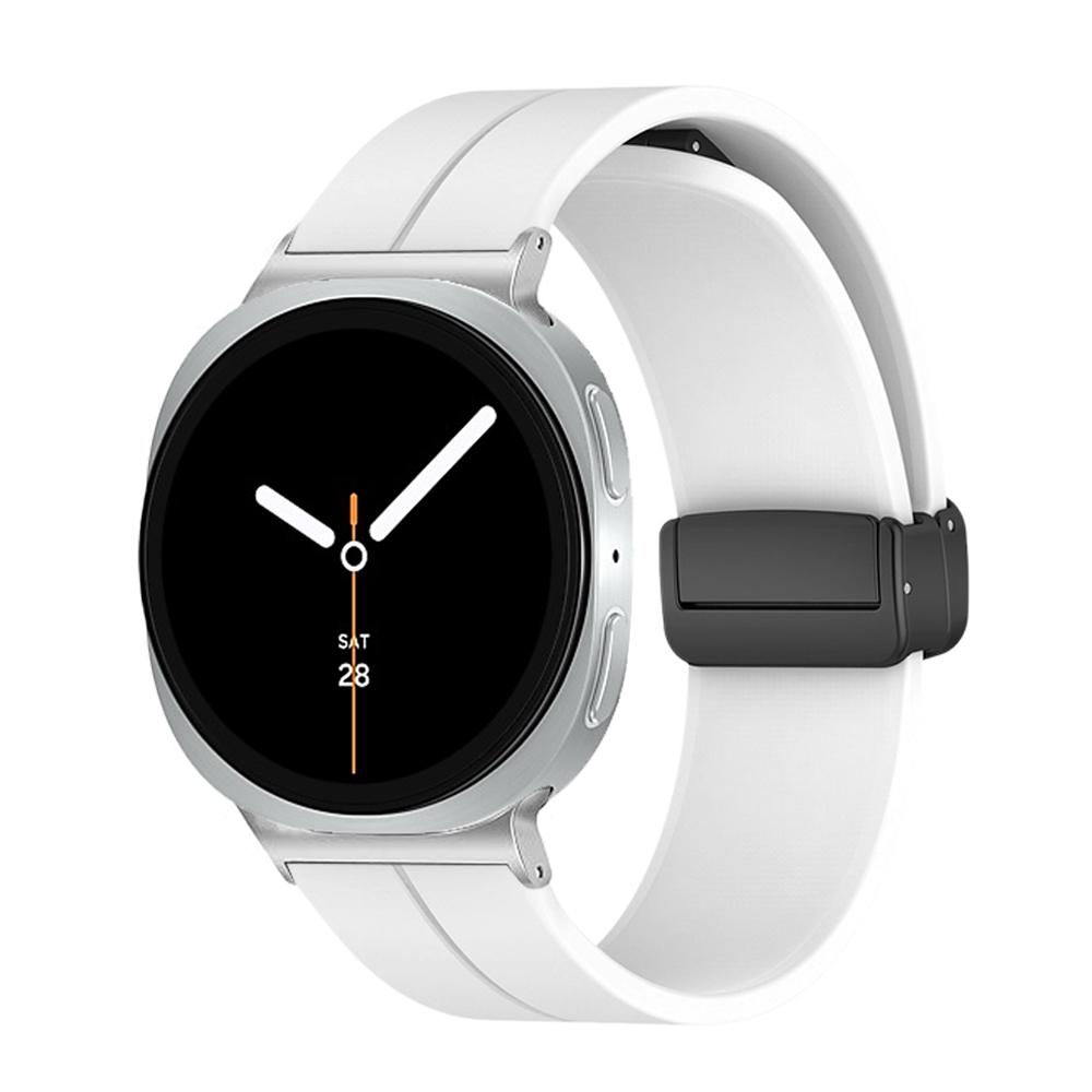 

Sport Silicone For Samsung Galaxy watch 8 classic band 46mm Accessories Magnetic Bracelet Correa Galaxy watch 8 strap 44mm 40mm Galaxy watch 8 44mm