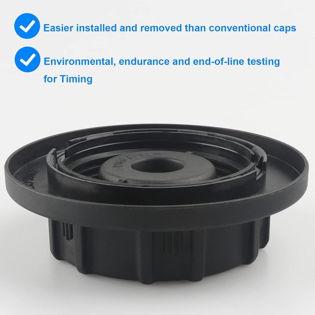 Radiator Pressure Cap, Coolant Reservoir Cap Replace RS-527, RS527, 9C3Z-8101-B, 9C3Z8101B Compatible with Ford 6.0 7.3 Powerstroke - Explorer F150