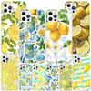 Summer Fruits Lemon Phnoe Case for Iphone 17 Air 16 16E 11 12 13 Mini 14 Plus 15 Pro Max 7 8 + SE 2020 Phone Cover Coque