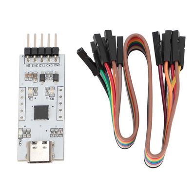 Moduł szeregowy USB do TTL PCB 300bps do 1Mbps typu C do modułu Uart ze wskaźnikiem świetlnym